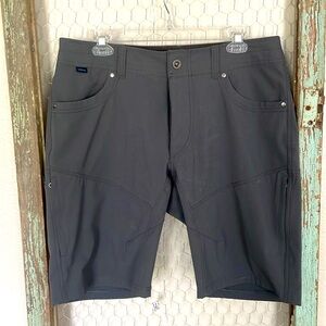 Sz 34 Men’s Kuhl Quick Dry Shorts in Grey. Multiple pockets.